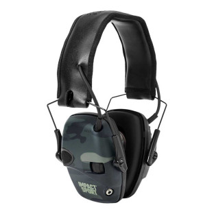 Стрілецьки навушники Howard Leight Impact Sport Earmuff Black MultiCam активні фото