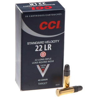 Патрон CCI Standard Velocity Ammo кал. 22 LR куля LRN, маса 2.59 гр/40 гран фото