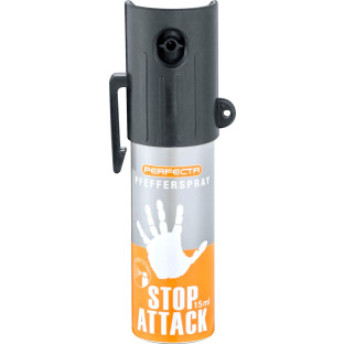 Газовый балончик с клипсой Umarex Perfecta Stop Attack 10%, 15 мл. (конусный) фото