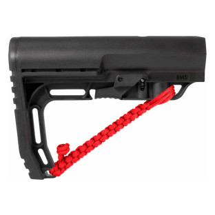 Приклад MFT Battlelink Minimalist with NRAT Strap Red (Comm-Spec) черный фото