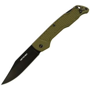 Нож складной Ontario Knife Camp Plus Forest Green фото