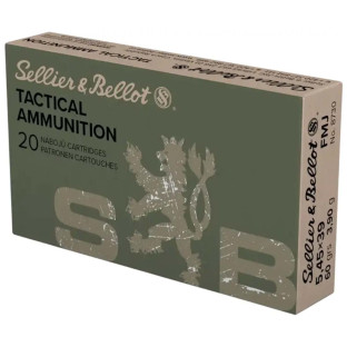 Патрон Sellier & Bellot кал. 5,45x39 куля FMJ, маса 3,9 г/60 гран фото