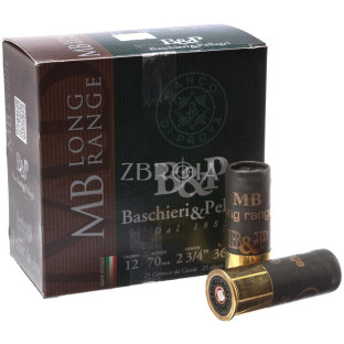 Патрон B&P MB Long Range кал. 12/70 дріб №5, навіска 36 гр фото