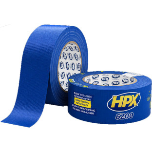 Лента армированная односторонняя HPX6200 48 мм × 25 м синяя фото