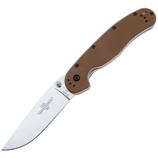 Нож складной Ontario Knife RAT I Linerlock Coyote brown фото