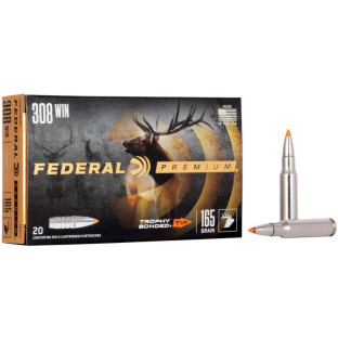 Патрон Federal Premium кал. 308 Win куля Trophy Bonded Tip, маса 10.7 гр/165 гран фото