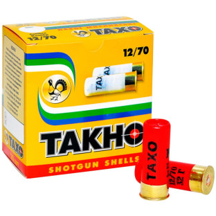 Патроны ТАХО кал. 12/70 дробь №3, навеска 32 гр фото