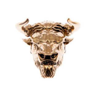 Бусина "Bull" латунь фото