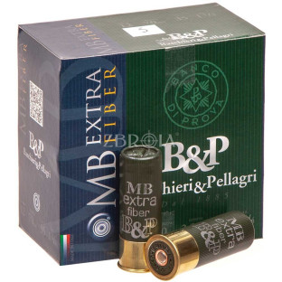 Патрон B&P MB Extra Fiber кал. 12/70 дріб №5, навіска 35 гр фото