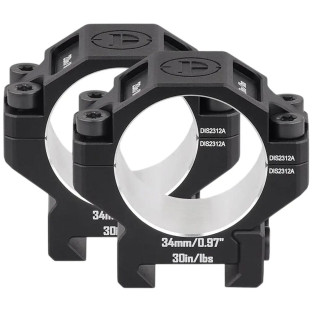 Кольца Discovery 7075 Scope Mount Rings (34 мм) Low на Weaver/Picatinny фото