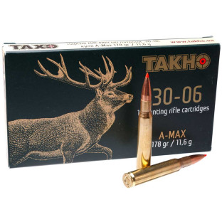 Патрон ТАХО кал. 30-06 куля A-Max, маса 11.6 гр/178 гран фото
