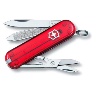 Ніж Victorinox Classic SD Red Transparent (0.6223.T) фото