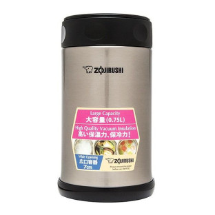 Пищевой термоконтейнер Zojirushi SW-FCE75XA Steel фото