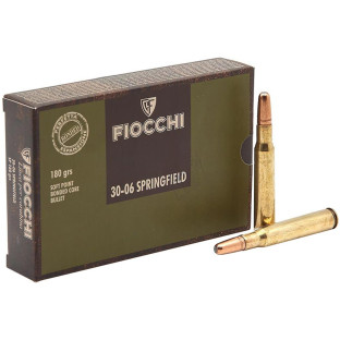 Патрон Fiocchi кал. 30-06 куля SP Bonded, маса 11.66 гр/180 гран фото