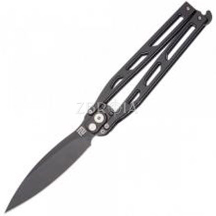 Ніж Artisan Kinetic Balisong Black фото