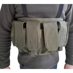 Разгрузочная система LeRoy Tactical под 4 магазина АК и 2 гранаты (олива) фото