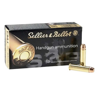 Патрон Sellier & Bellot кал. 357 Magnum куля FMJ, маса 10,25 г/158 гран фото
