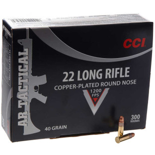 Патрон CCI AR Tactical кал. 22 LR куля CPRN, маса 2.59 гр/40 гран фото