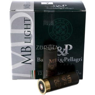 Патрон B&P MB Light кал. 12/70 дріб №7, навіска 30 гр фото