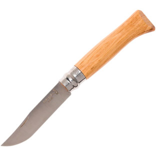 Нож Opinel №8 Inox дуб фото