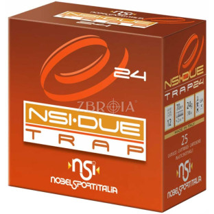 Патрон Nobel NSI-Due Trap кал. 12/70 дріб №7.5, навіска 24 гр фото