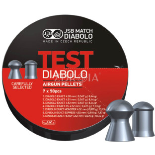 Кульки JSB Diabolo Exact Test (4.5 мм, 0.51 / 0.54 / 0.67 / 0.87 г) фото