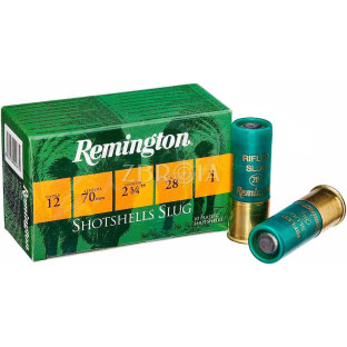 Патрон Remington Shotshells Slugger кал. 12/70 куля Фостера, маса 28 гр фото