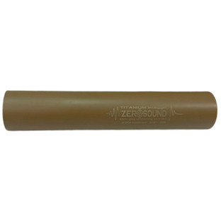 Глушитель ZeroSound TITAN Integgri кал .223. Резьба 1/2-28 UNEF. Цвет - FDE фото