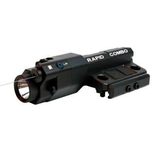 Тактичний ліхтар X-Gun Rapid Combo IR 1600 Lm з ЛЦВ та кріпленням на Picatinny/M-LOK фото