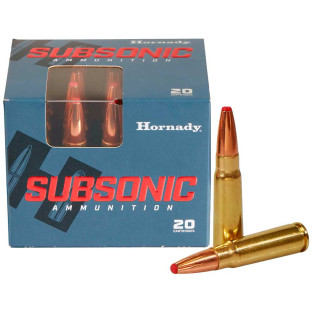 Патрон Hornady Subsonic кал. 7,62х39 пуля Sub-X, масса 16.52 гр/255 гран фото