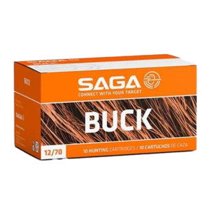 Патрон Saga BUCK 12 P картеч (4*3) кал. 12/70, навіска 32 г фото