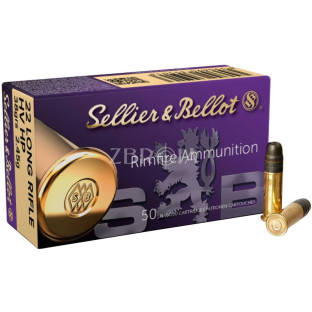 Патрон Sellier & Bellot кал. 22 LR куля HV HP, маса 2.45 гр/38 гран фото