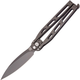 Ніж Artisan Kinetic Balisong black D2 фото