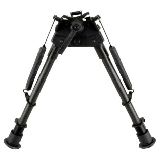 Сошки Vector Optics Carbon Fiber Swivel Bipod на антабку (высота 23 - 34.5 см) с переходником на Weaver/Picatinny фото