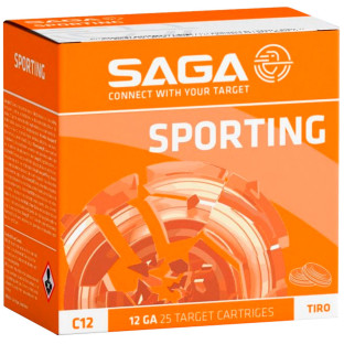 Патрон SAGA Sporting кал. 12/70 дріб № 7.5 наважка 28 г фото
