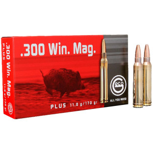 Патрон GECO кал. 300 Win Mag пуля Plus, масса 11 гр/170 гран фото