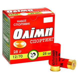 Патрон ТАХО Олімп Спортинг кал. 12/70 дріб №7 навіска 28 гр фото