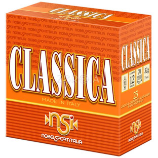 Патрон Nobel Classica кал. 12/70 дрібь №0, навіска 32 гр фото