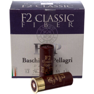 Патрон B&P F2 Classic Fiber кал. 12/70 дробь №7, навеска 33 гр фото