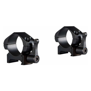Швидкознімні кільця Hawke Precision Steel (25.4 мм) Low на Weaver/Picatinny фото