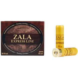 Патрон Zala Arms Express кал. 20/70 дріб № 2/0 (4,50 мм), навіска 25 г фото