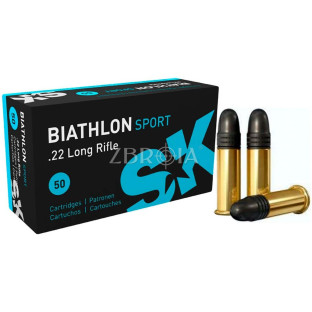 Патрон SK Biathlon Sport кал. 22 LR куля LRN, маса 2.59 гр/40 гран фото