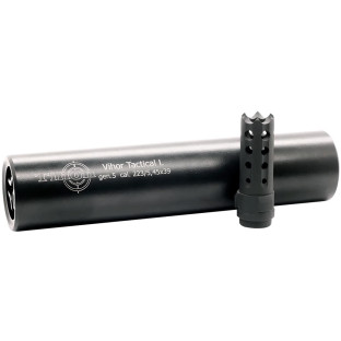 Глушитель Tihon Vihor Tactical-L кал. 5,45/.223 Rem. Резьба 1/2"-28 UNEF (ДТК - сталь) фото
