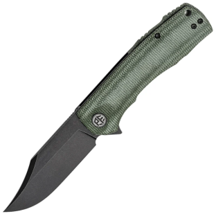 Нож складной Petrified Fish Victor к. Green Micarta (PFP03GRMW) фото