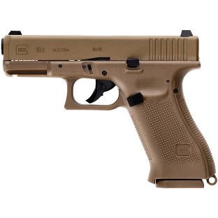 Пневматический пистолет Umarex Glock 19X Coyote Blowback (5.8367) фото