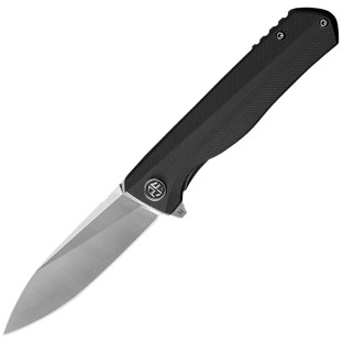 Нож Petrified Fish Forward Black G10, Satin (PF818DS) фото