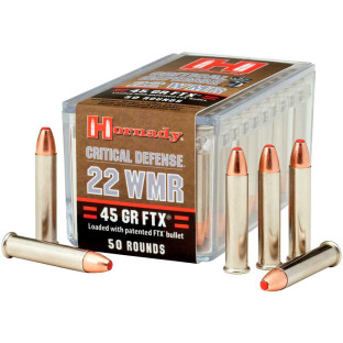 Патрон Hornady Critical Defense кал. 22 WMR куля FTX, маса 2.9 гр/50 гран фото
