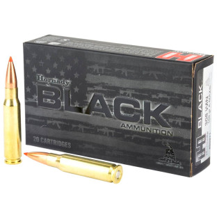 Патрон Hornady Black кал. 308 Win куля A-Max, маса 10.89 гр/168 гран фото