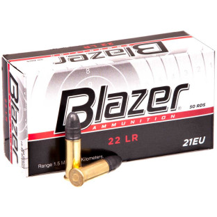 Патрон CCI Blazer кал. 22 LR куля LRN, маса 2.6 гр/40 гран фото