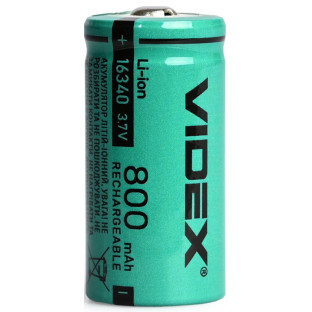 Аккумулятор Videx Li-Ion 16340 3,7V (800 mAh) фото